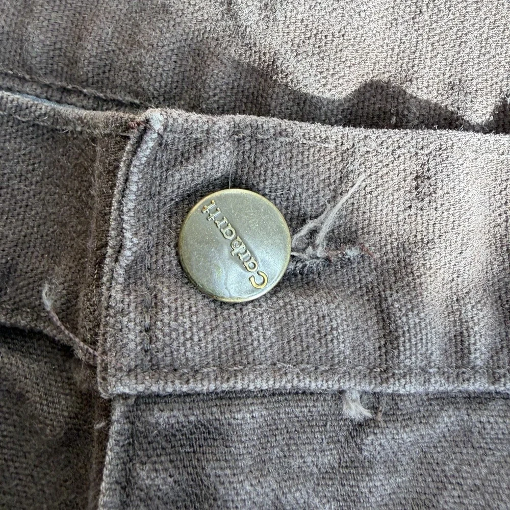 Carhartt Double Knee Pants 34x36 Brown B136‎ DKB Carpenter Duck Canvas Work